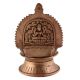 Hand Carved South Indian Ashtadhatu Oil Lamp